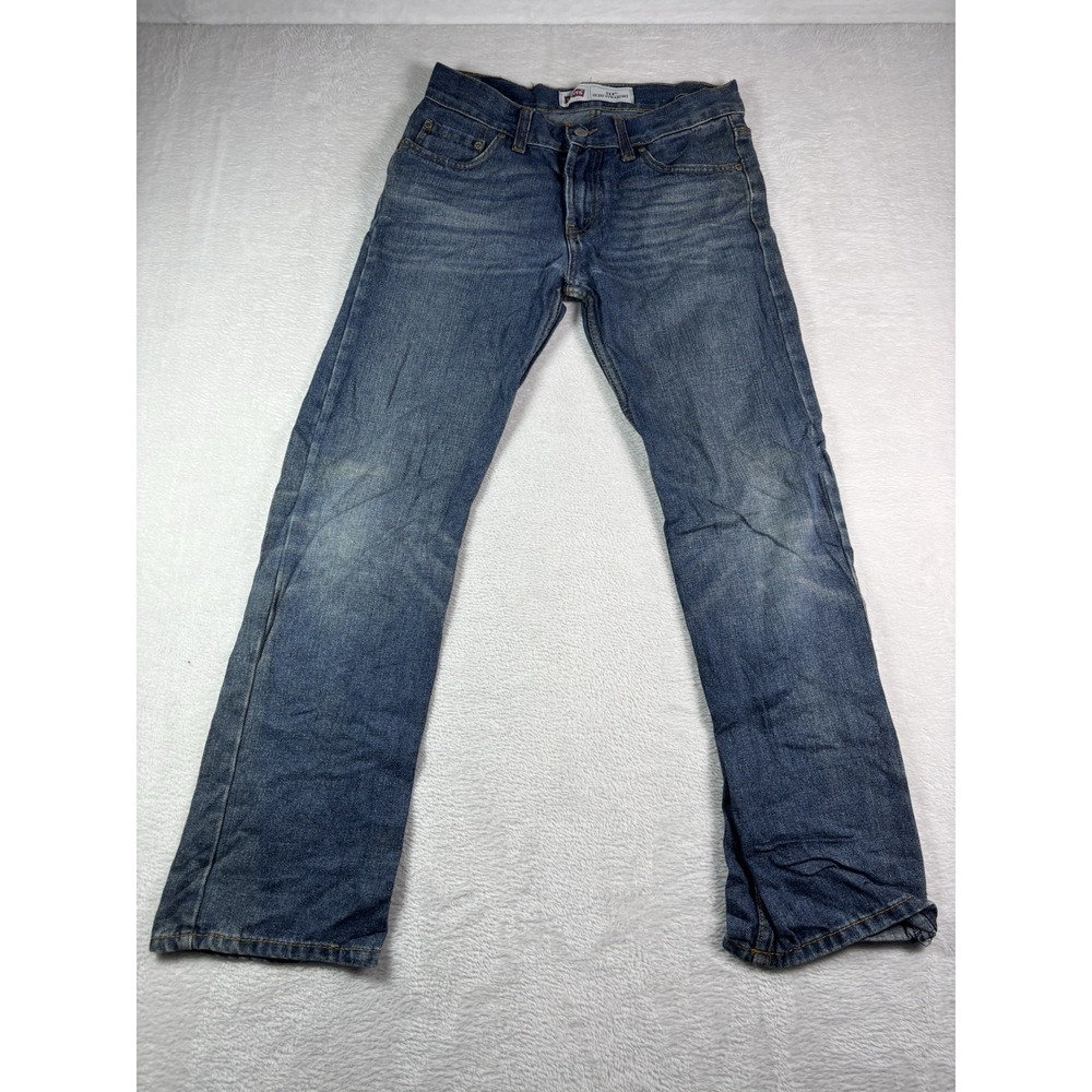 Levi's Strauss & Co 514 Womens Slim Straight Leg Cotton Denim Blue Jeans 14 Reg